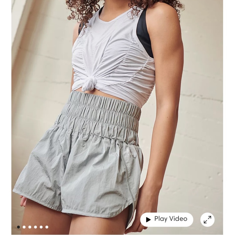 Free People the Way home short in arctic Mist